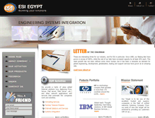 Tablet Screenshot of esiegypt.com